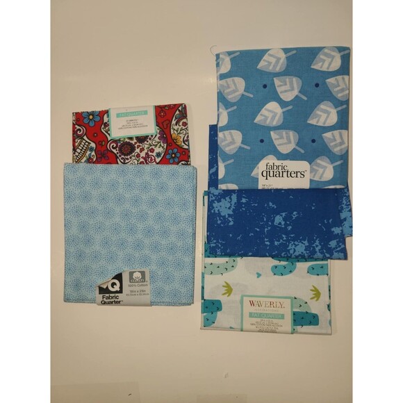 Day of The Dead (Día de Muertos) Sugar Skulls Cotton Fabric and others 18”x21” - Picture 1 of 3